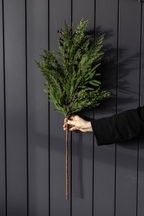 Navy Plum Berry Norfolk Cypress Real Touch Stems