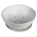 Drift Berry Bowl with Saucer, Ceramic.  saucer: 5.5x0.75