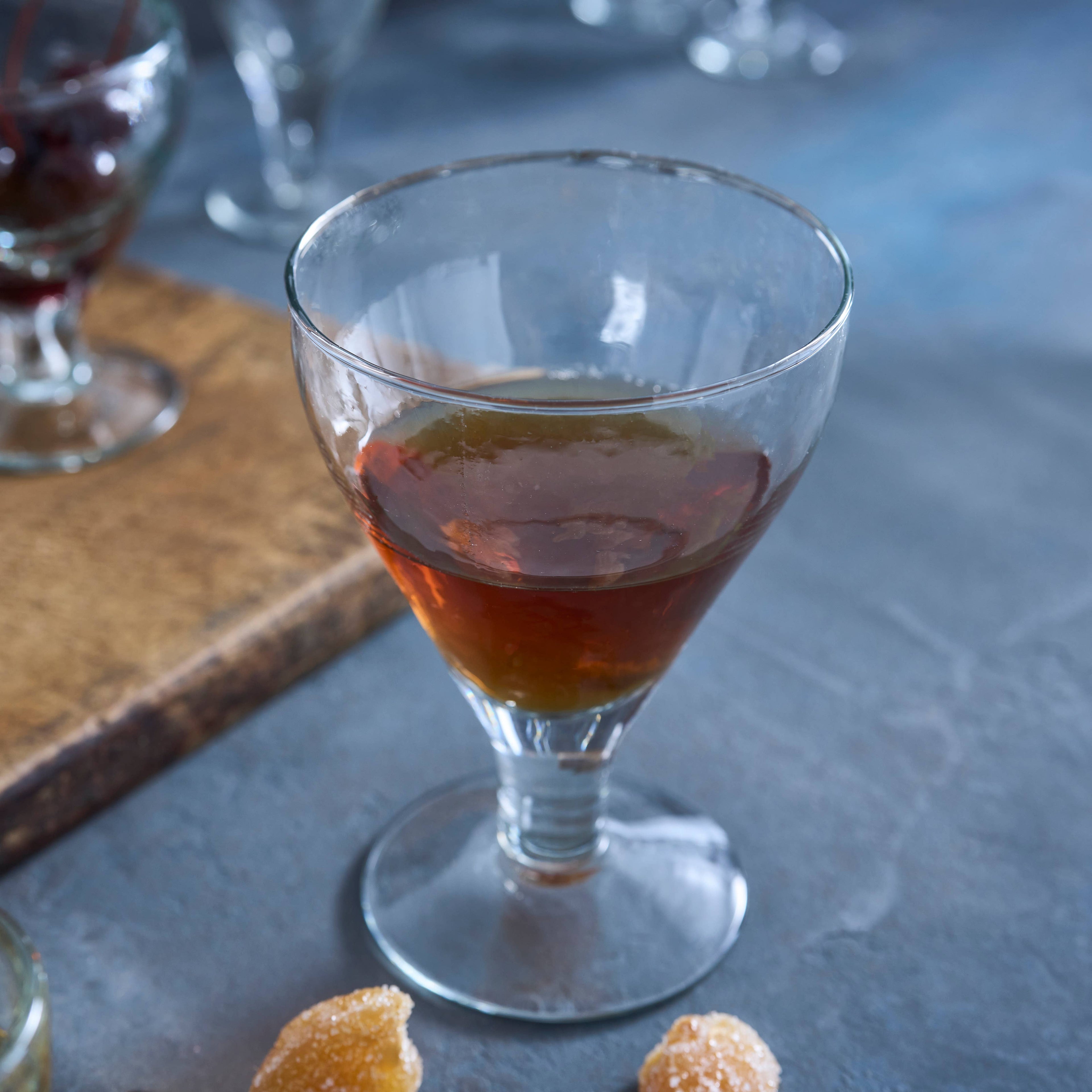 Pebbled Footed Goblets - Set of 4