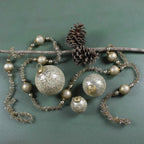 Elsa Glass Flake Ornament - 2”