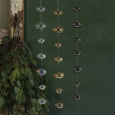 Glass Ball Strands - Clear Luster