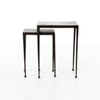 Dalston Nesting End Tables Antique Rust