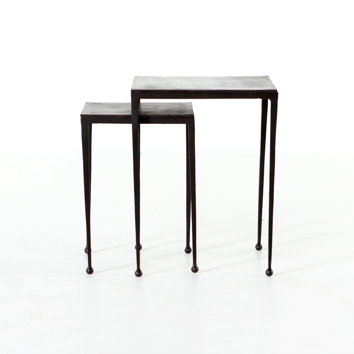 Dalston Nesting End Tables Antique Rust