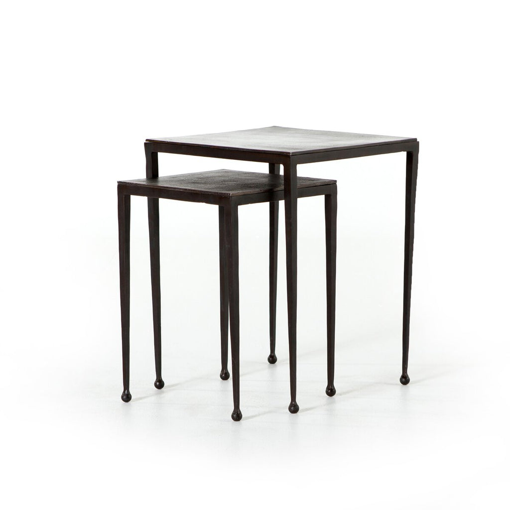 Dalston Nesting End Tables Antique Rust