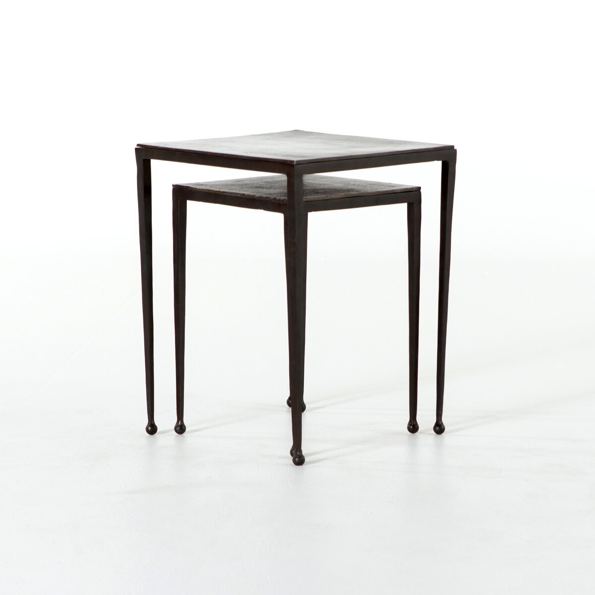 Dalston Nesting End Tables Antique Rust