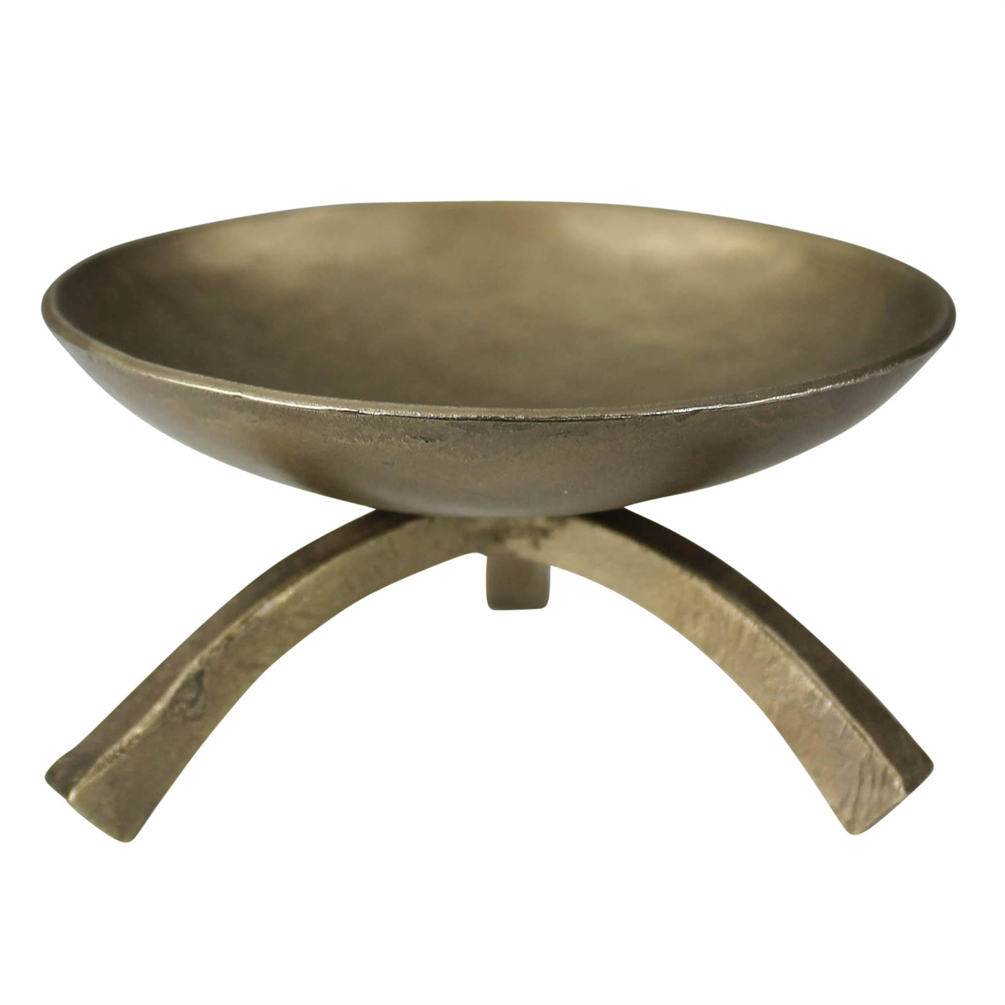 Giza Footed Pillar Holder, Brass