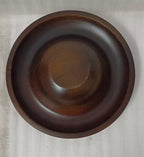 Large Round Turned Serving Bowl