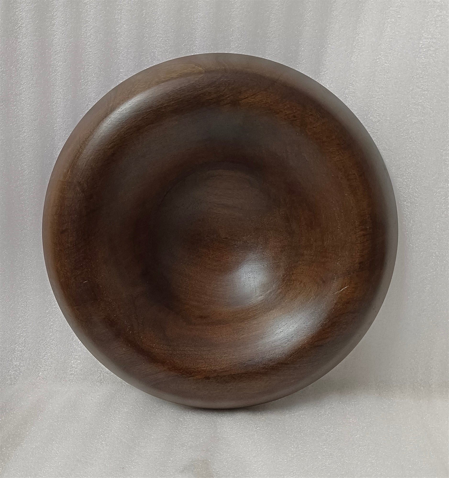 Large Round Turned Serving Bowl