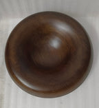 Large Round Turned Serving Bowl