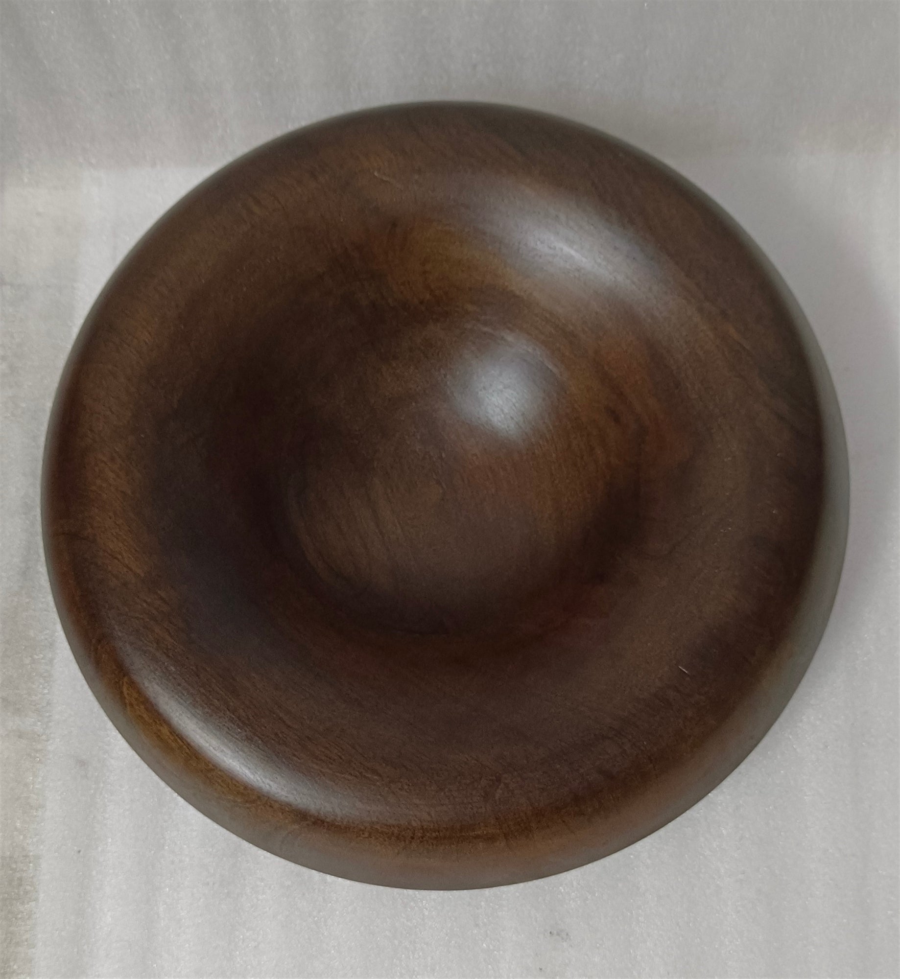 Large Round Turned Serving Bowl