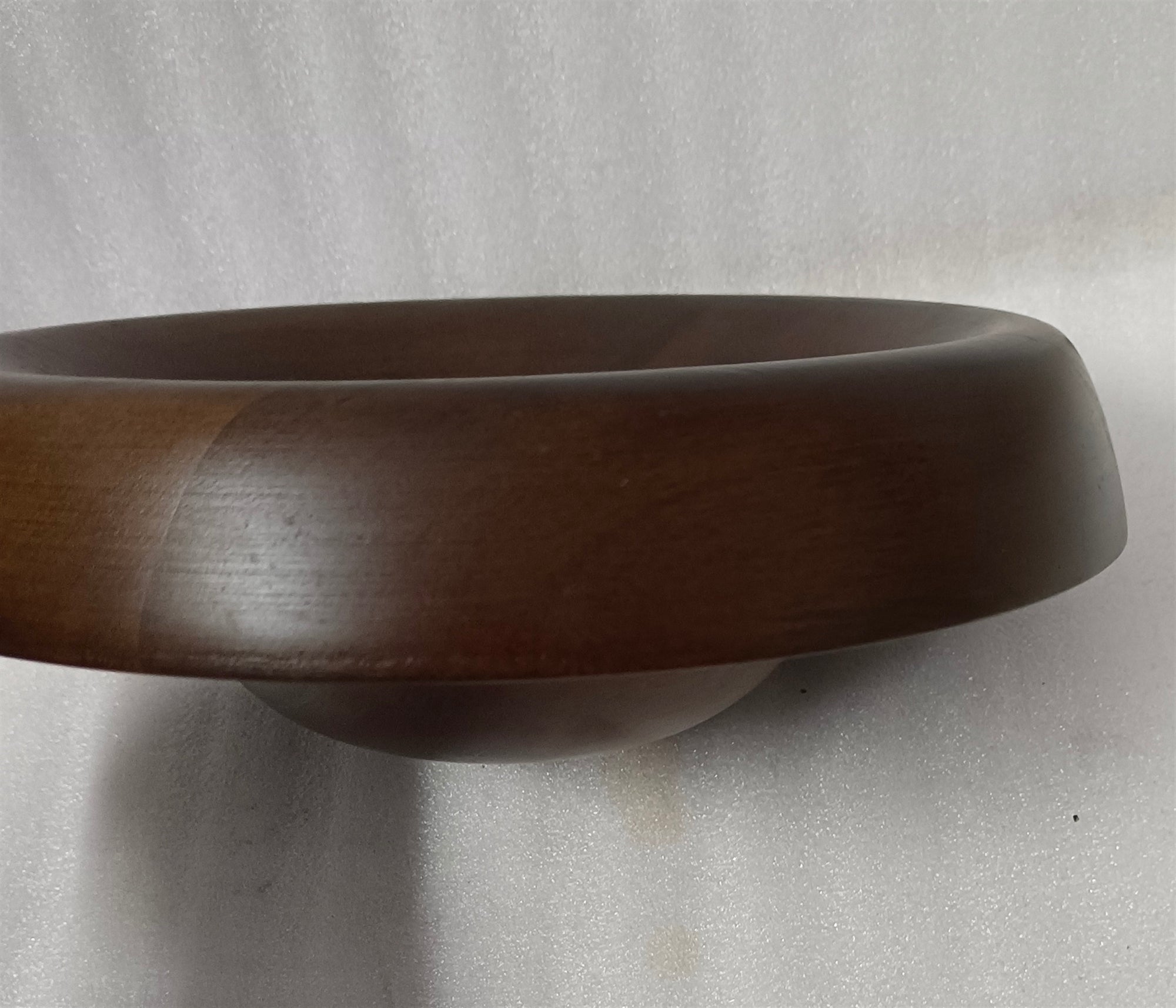 Small Round Turned Serving Bowl