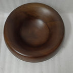Small Round Turned Serving Bowl