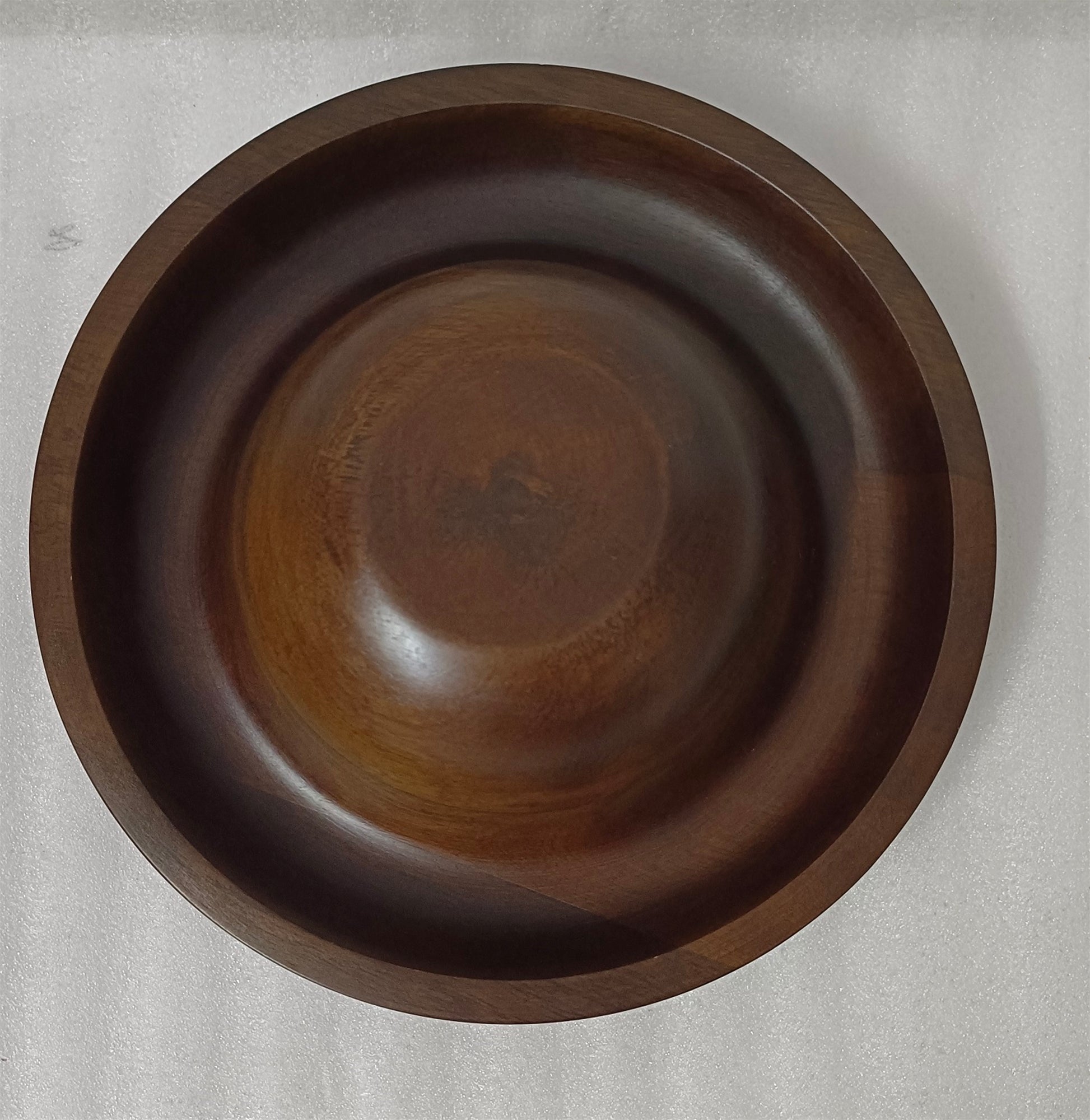 Small Round Turned Serving Bowl