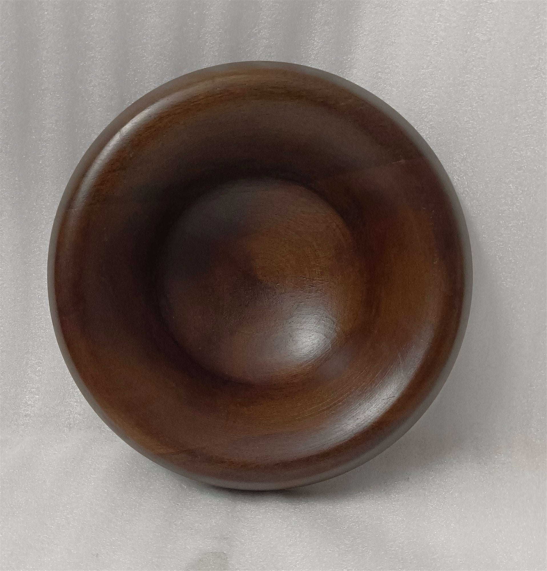 Small Round Turned Serving Bowl