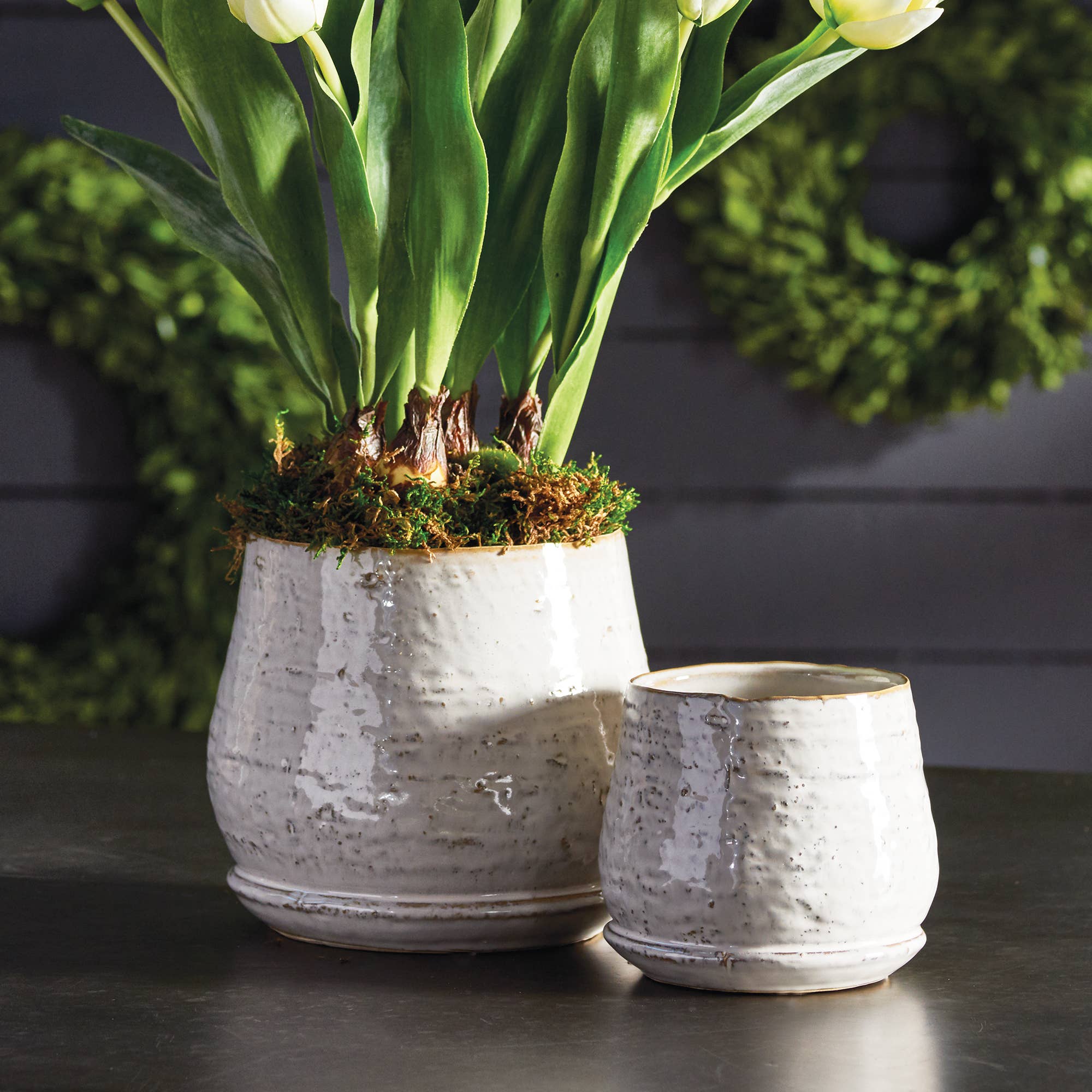 Quincy Pots, Set Of 2