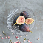 Pressed Clear Glass Small Plates - Set of 6