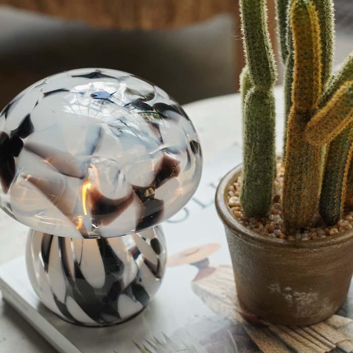 Mushroom Cordless LED Lamp - Noir