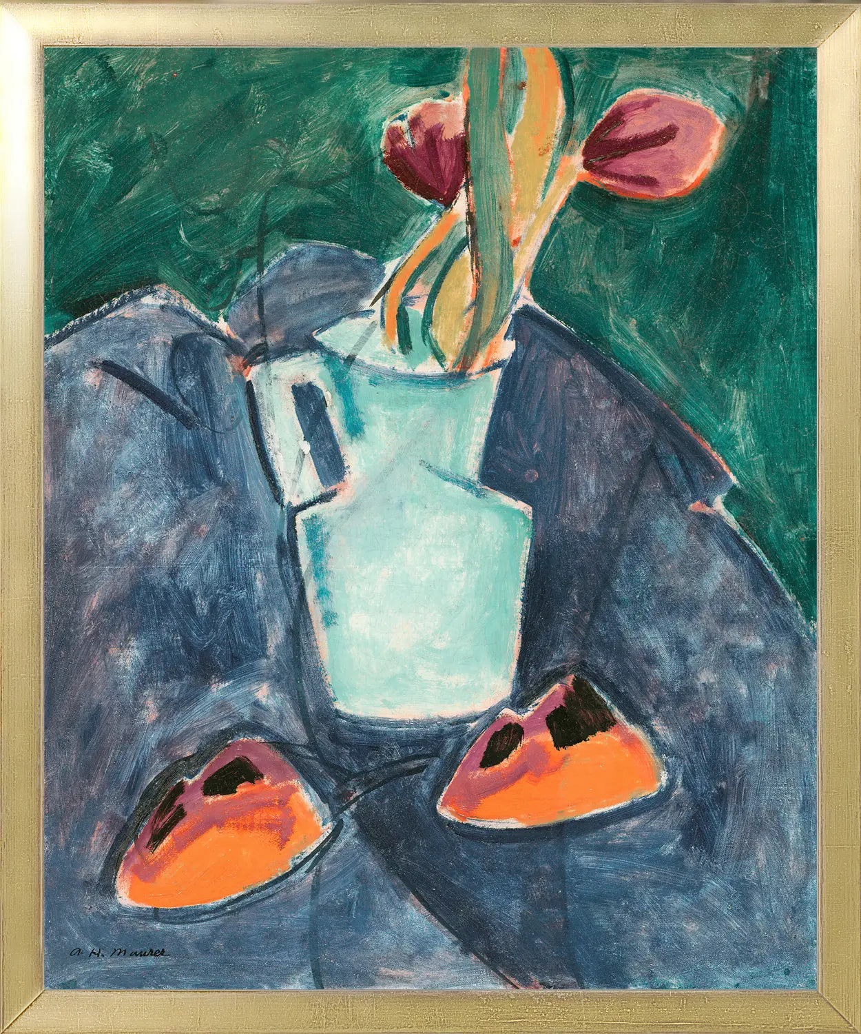 Collection Vintage - Tulips in a Blue Vase, 1910 - Small