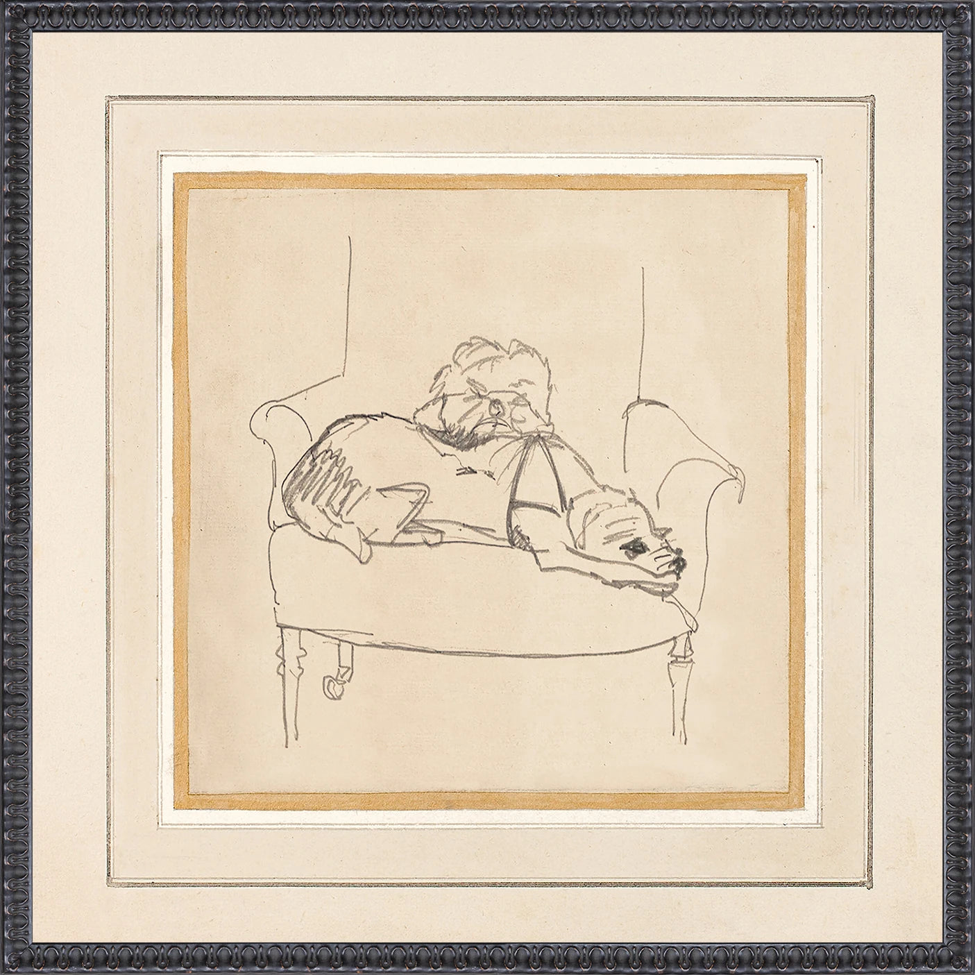 Collection 23 - Two Dogs on a Chair C. 1930 - Small
