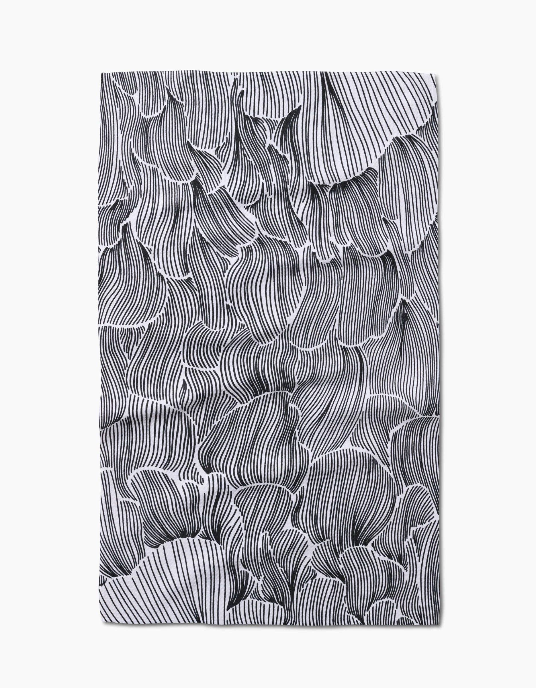Posh Petals Fresh Linen Tea Towel