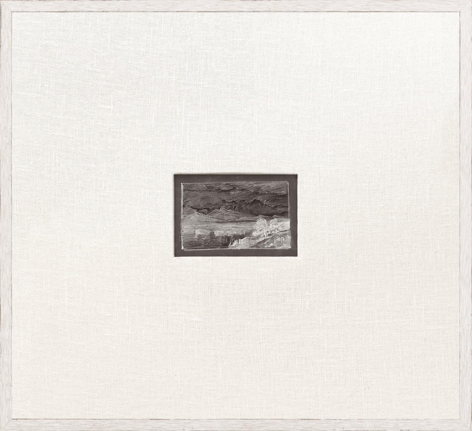 Mini Sketch IV C. 1892 in Charcoal