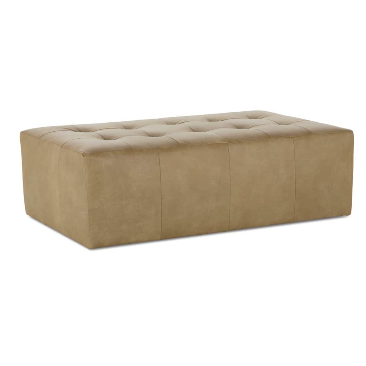 Leather Ottoman