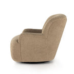 Kadon Swivel Chair Sheepskin Camel