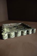 Scalloped Marble Tray