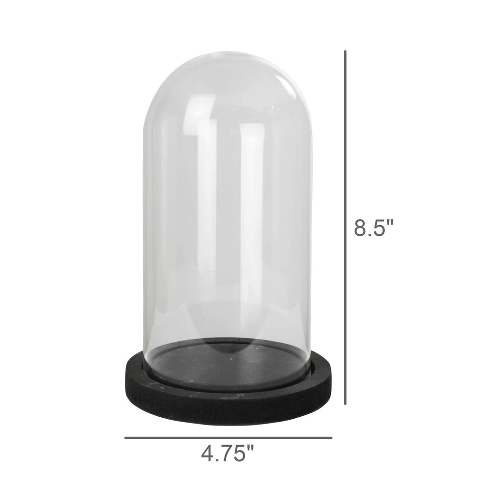 Nell Dome with Wood Base - Sm