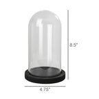 Nell Dome with Wood Base - Sm