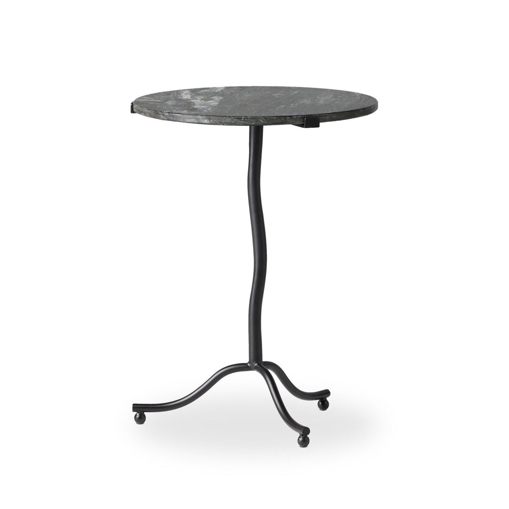 Sophie End Table, Black Marble