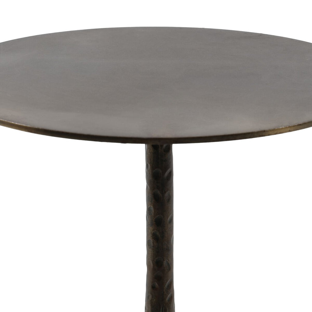 Jocelyn End Table- Dark Brass