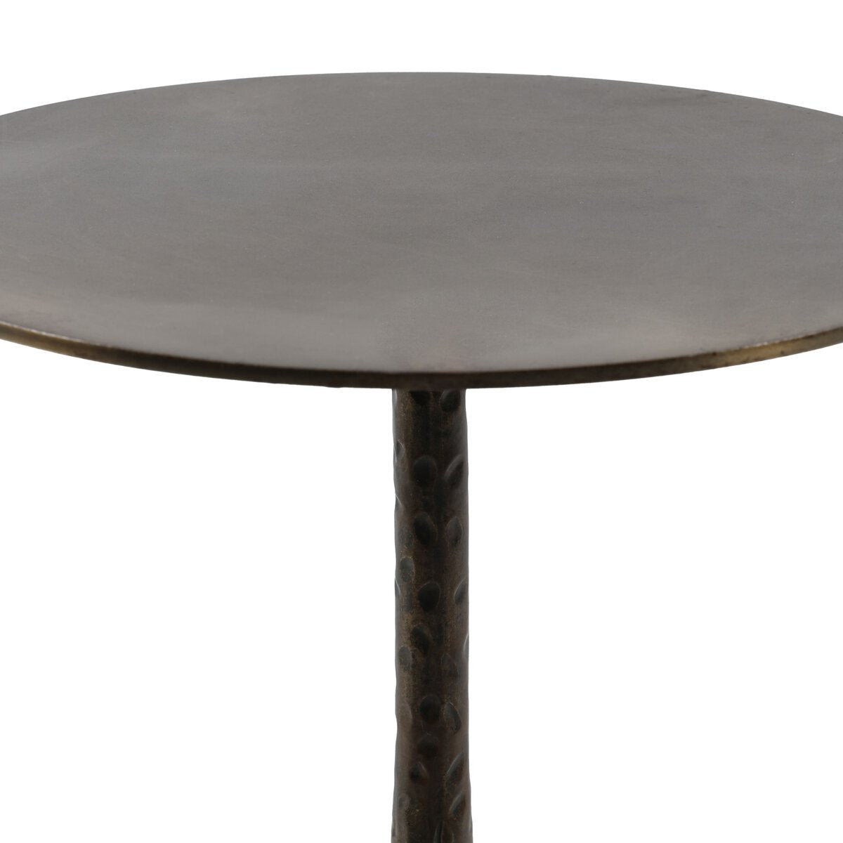 Jocelyn End Table- Dark Brass