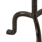 Jocelyn End Table- Dark Brass