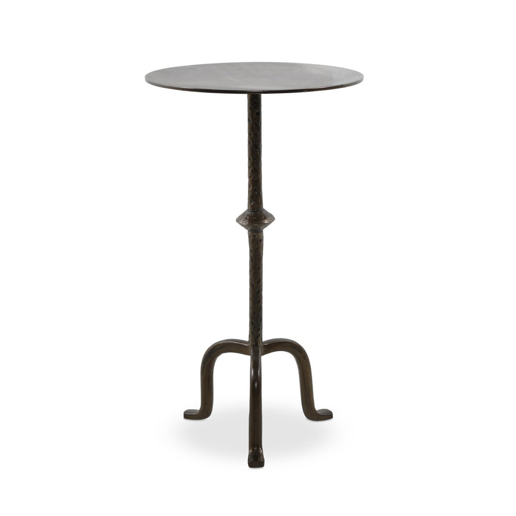Jocelyn End Table- Dark Brass