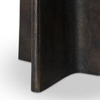 Remo End Table Distressed Bronze