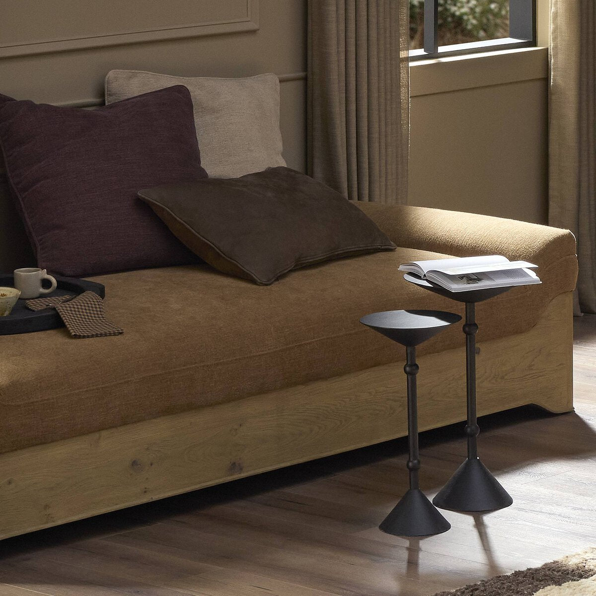 Printa Nesting End Tables Black Antique