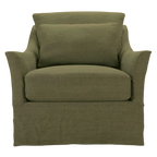 Moreau Slip Cover Swivel Chair