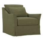 Moreau Slip Cover Swivel Chair