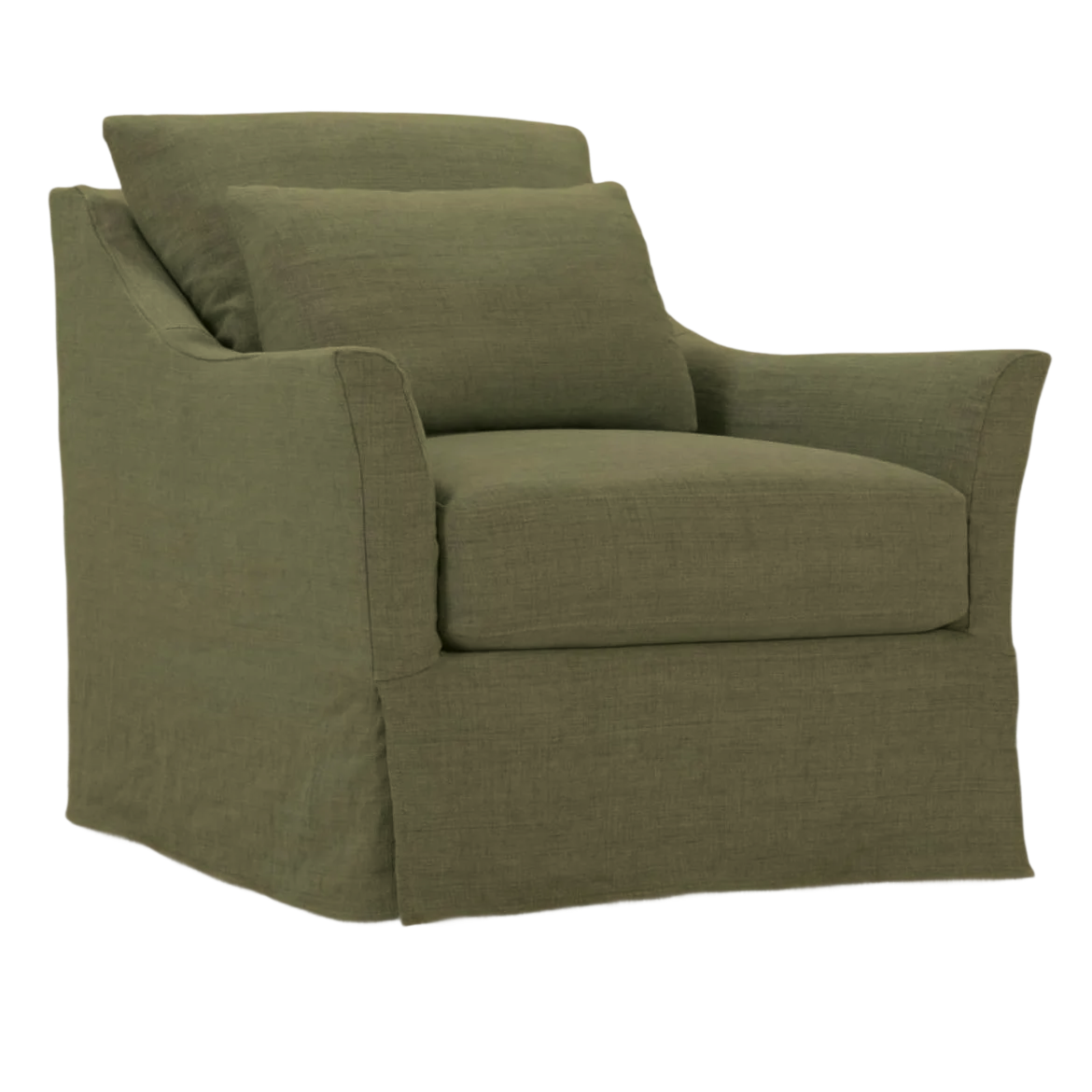 Moreau Slip Cover Swivel Chair