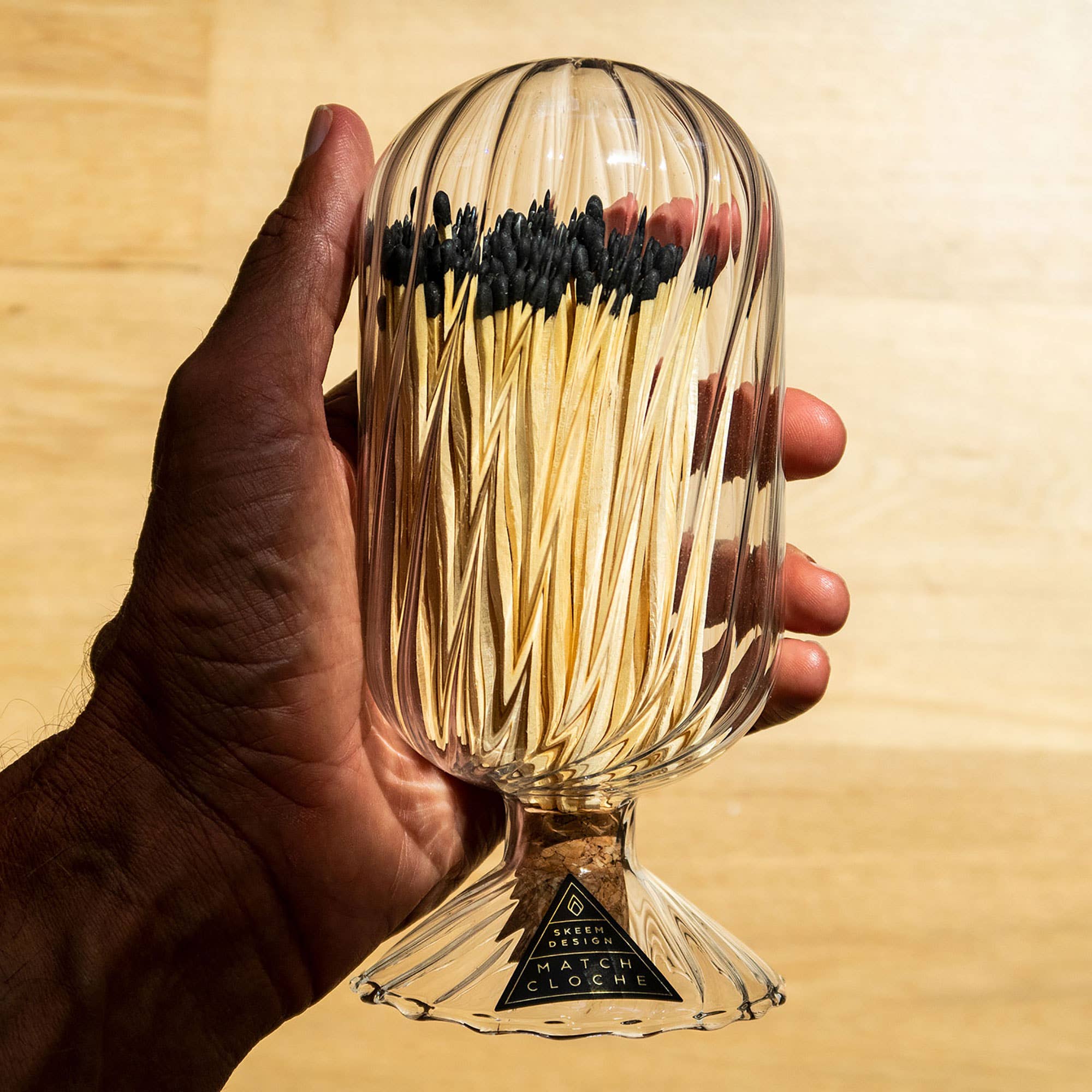 Helix Match Cloche, Black-tip Matches