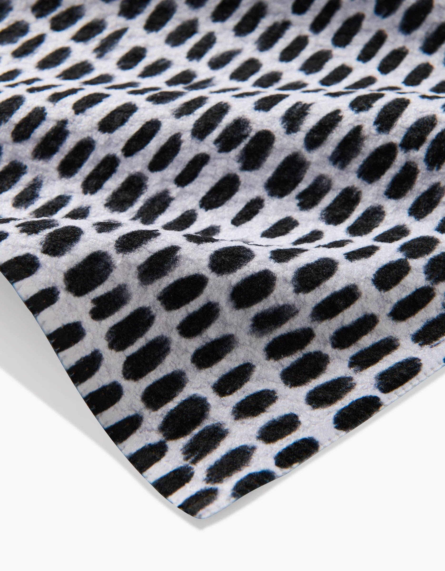 Dot Dot Dot Fresh Linen Tea Towel — detail view