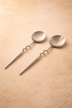 Elisa Silver Servers (Set of 2) by MESO