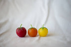 Cherry Tomato Beeswax Birthday Candles 8-count — detail view