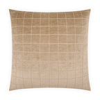 Camden Check Square Fawn, 24x24