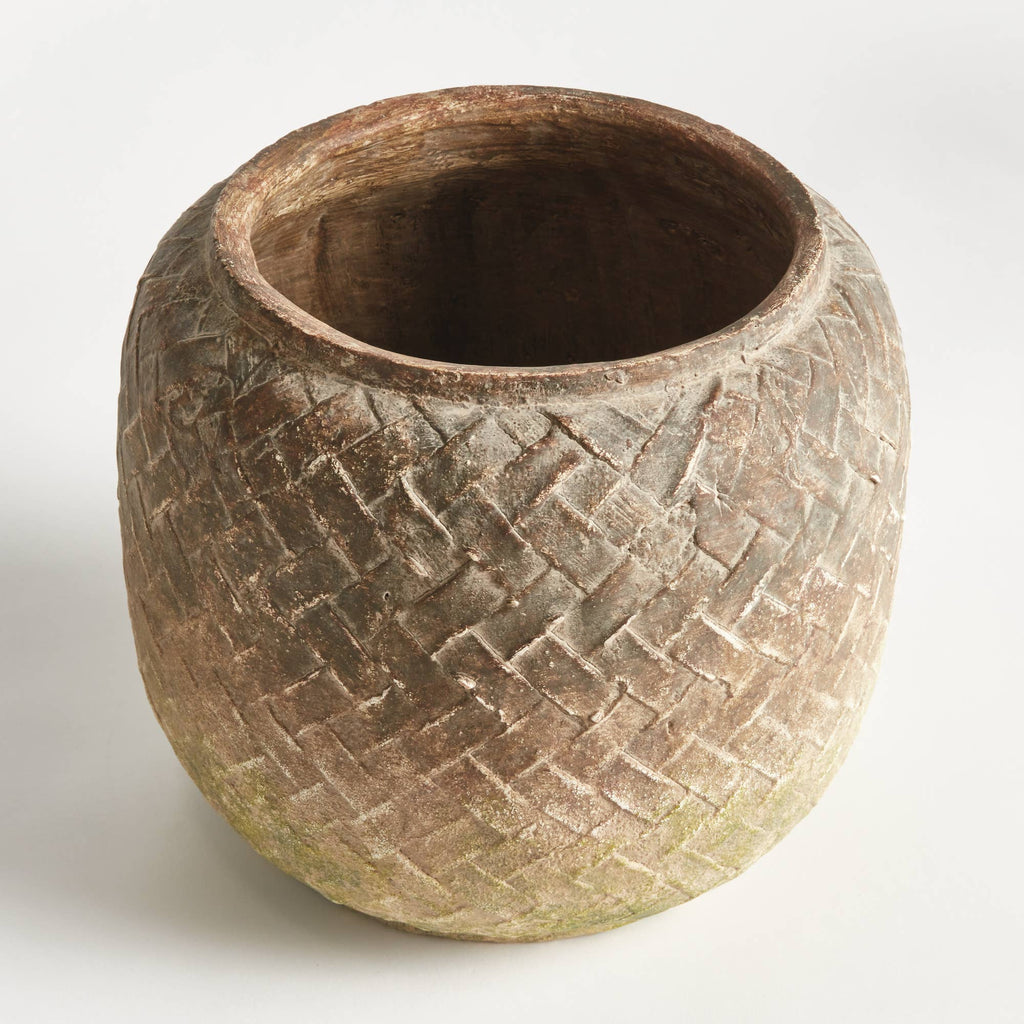 Weathered Garden Pot Large