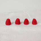 Raspberry Beeswax Birthday Candles - 4 count — styled