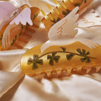 Lucky Dove XL Claw - Bird and Four Leaf Clover Large Clip