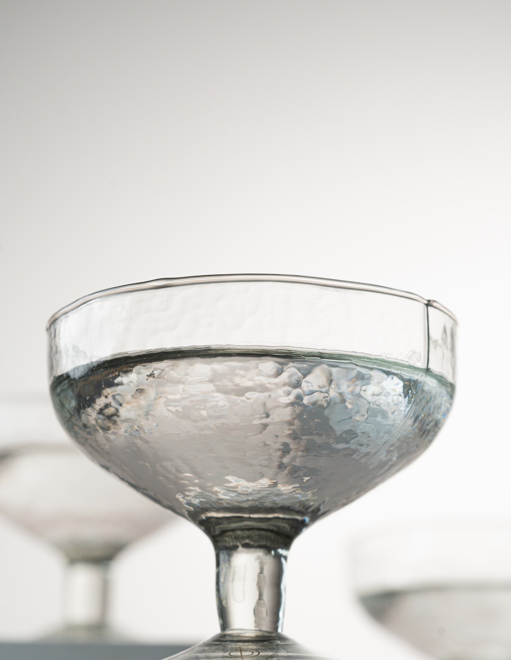 Pebbled Footed Small Compotes - Set of 4