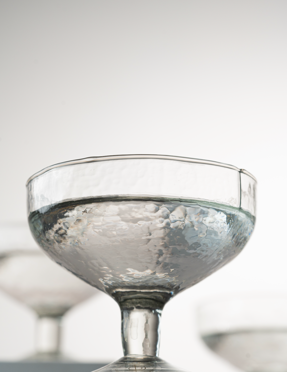 Pebbled Footed Small Compotes - Set of 4